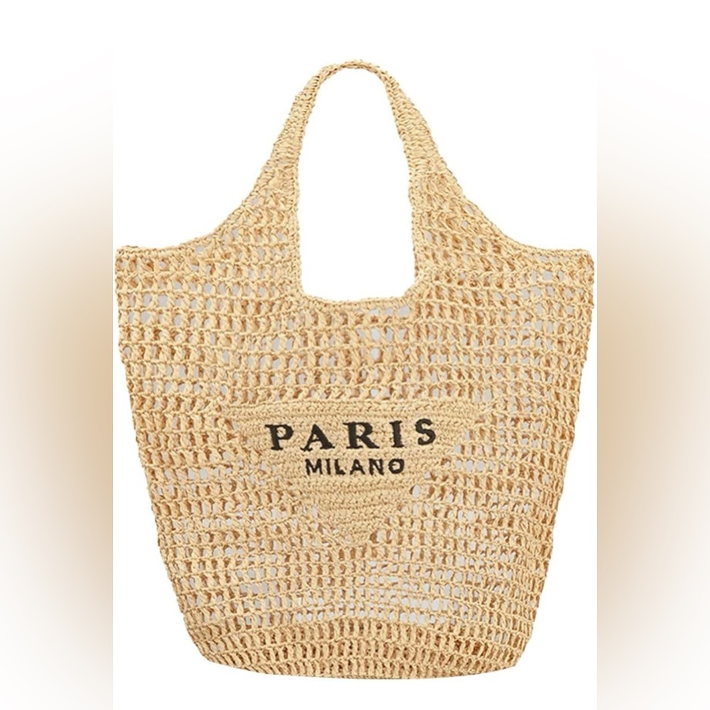 NEW Straw Beach Bag